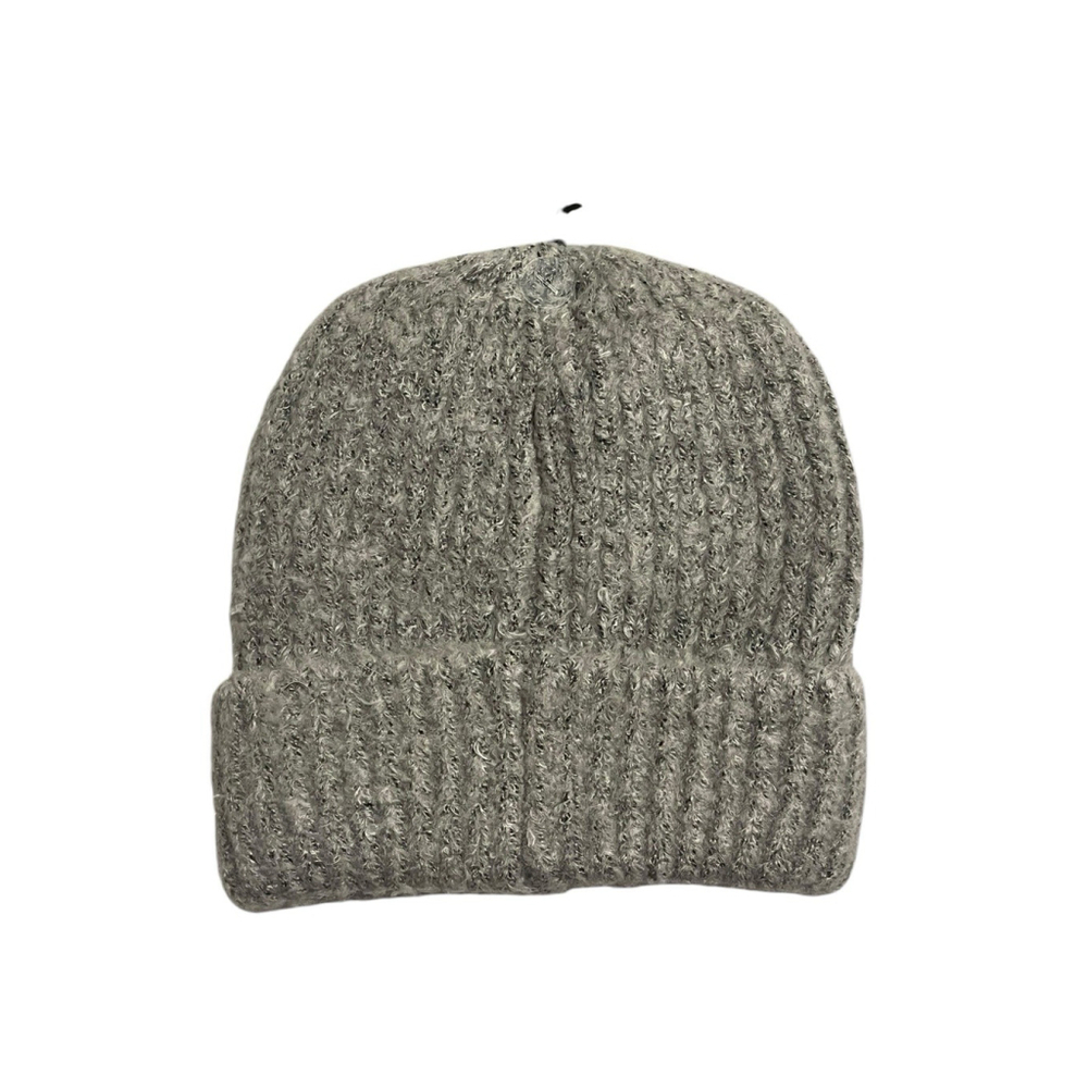 Jessica Simpson Beanie Hat Pearl Embellished Gray Knit - Picture 8 of 8